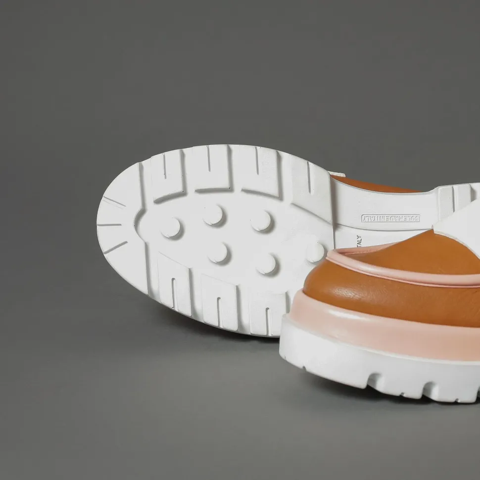 Le Babe 336S3 Tan-White Fashion